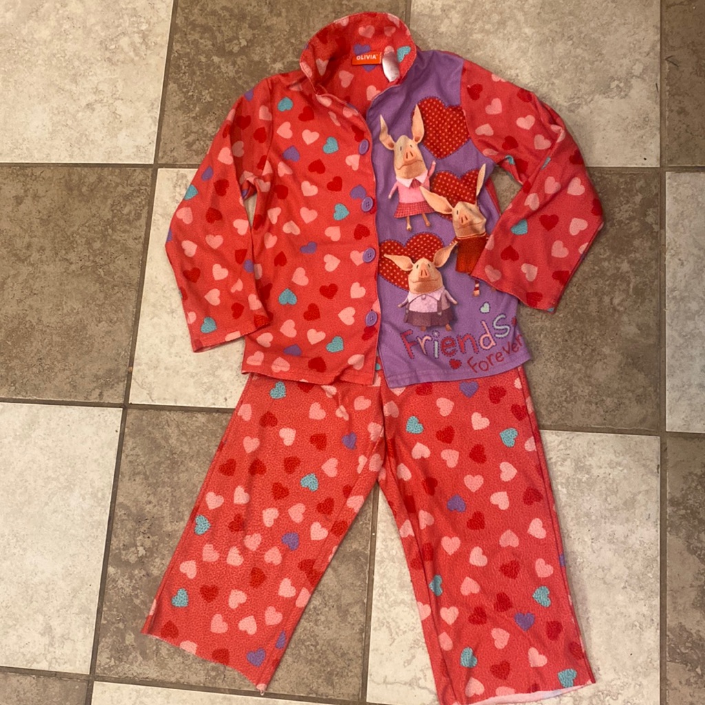 Olivia The Pig Pajamas Size 45 Nick Jr Kids